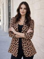 Női leopárd zakó
