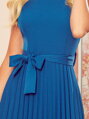 Dámske šaty s plisovanou sukňou 311-4  kráľovsky modré 