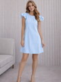Elegantné dámske šaty s krátkym rukávom