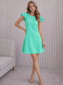 Dámske krátke mentolové šaty 
