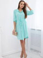 Dámske košeľové mentolové šaty IT-16