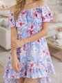 Női nyári ruha virágmintával