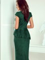 Dámske elegantné midi šaty 192-10 zelená