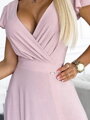 Csillogó női ruha 411-6 rózsaszín színben