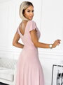 Csillogó női ruha 411-6 rózsaszín színben