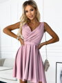 Gyönyörű női ruha 478-2 régi rózsaszín színben