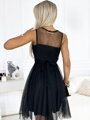 Női estélyi ruha 522-2 CATERINA fekete