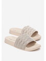 Csillogó női papucs CK265-42  BEIGE 