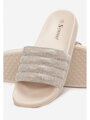 Csillogó női papucs CK265-42  BEIGE 
