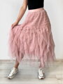 Érdekes szabásű női  PINK szoknya