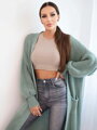 Oversize női kardigán IT-8 menta