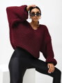 Dámsky sveter PATRICIA v bordo farbe