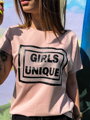 Női póló MFY GIRLS UNIQUE rózsaszín