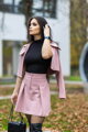 Elegáns púder rózsaszín VSB LISA zakó