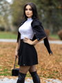 Fekete modern VSB LISA szoknya