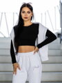 Pamut crop top VSB AMI fekete