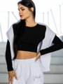 Pamut crop top VSB AMI fekete