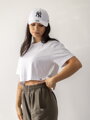 Női basic fehér crop top VSB LILLY