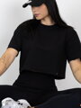 Fekete oversize VSB LILLY croptop