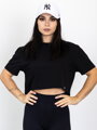 Fekete oversize VSB LILLY croptop