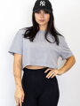 Pamut croptop szürke színben VSB LILLY 