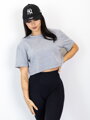 Pamut croptop szürke színben VSB LILLY 