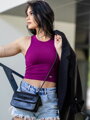 Stílusos női VSB LOLLY croptop purple