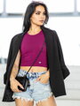 Stílusos női VSB LOLLY croptop purple