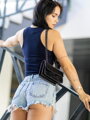 Divatos női VSB LOLLY croptop darkblue