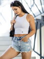 Női VSB LOLLY croptop fehér