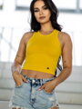 Nyári női VSB LOLLY croptop dark-yellow