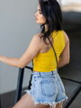 Nyári női VSB LOLLY croptop dark-yellow
