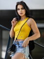 Nyári női VSB LOLLY croptop dark-yellow