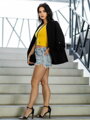 Nyári női VSB LOLLY croptop dark-yellow