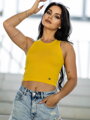 Nyári női VSB LOLLY croptop dark-yellow