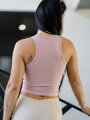 Női croptop VSB LOLLY powder pink
