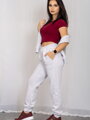 Dámsky croptop VSB PATTY bordo 