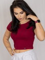 Dámsky croptop VSB PATTY bordo 
