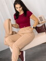 Dámsky croptop VSB PATTY bordo 