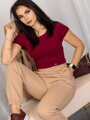 Dámsky croptop VSB PATTY bordo 