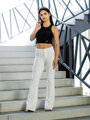 Croptop női VSB SIDESKIN khaki