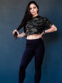 Női crop top trikó VSB LILLY ARMY 