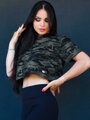 Női crop top trikó VSB LILLY ARMY 