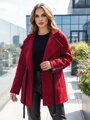 Női kabát VSB ESTER burgundi színben