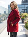 Női kabát VSB ESTER burgundi színben