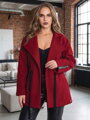 Női kabát VSB ESTER burgundi színben