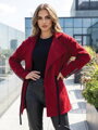 Női kabát VSB ESTER burgundi színben
