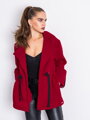 Dámsky kabát VSB ESTER v burgundy farbe