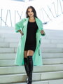 Női elegáns kabát VSB KLOE mentol