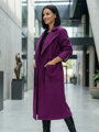 Női elegáns kabát VSB KLOE lila